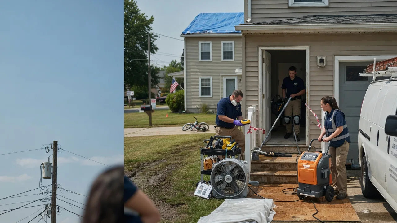 Water Damage Repair in Little York, IL near me